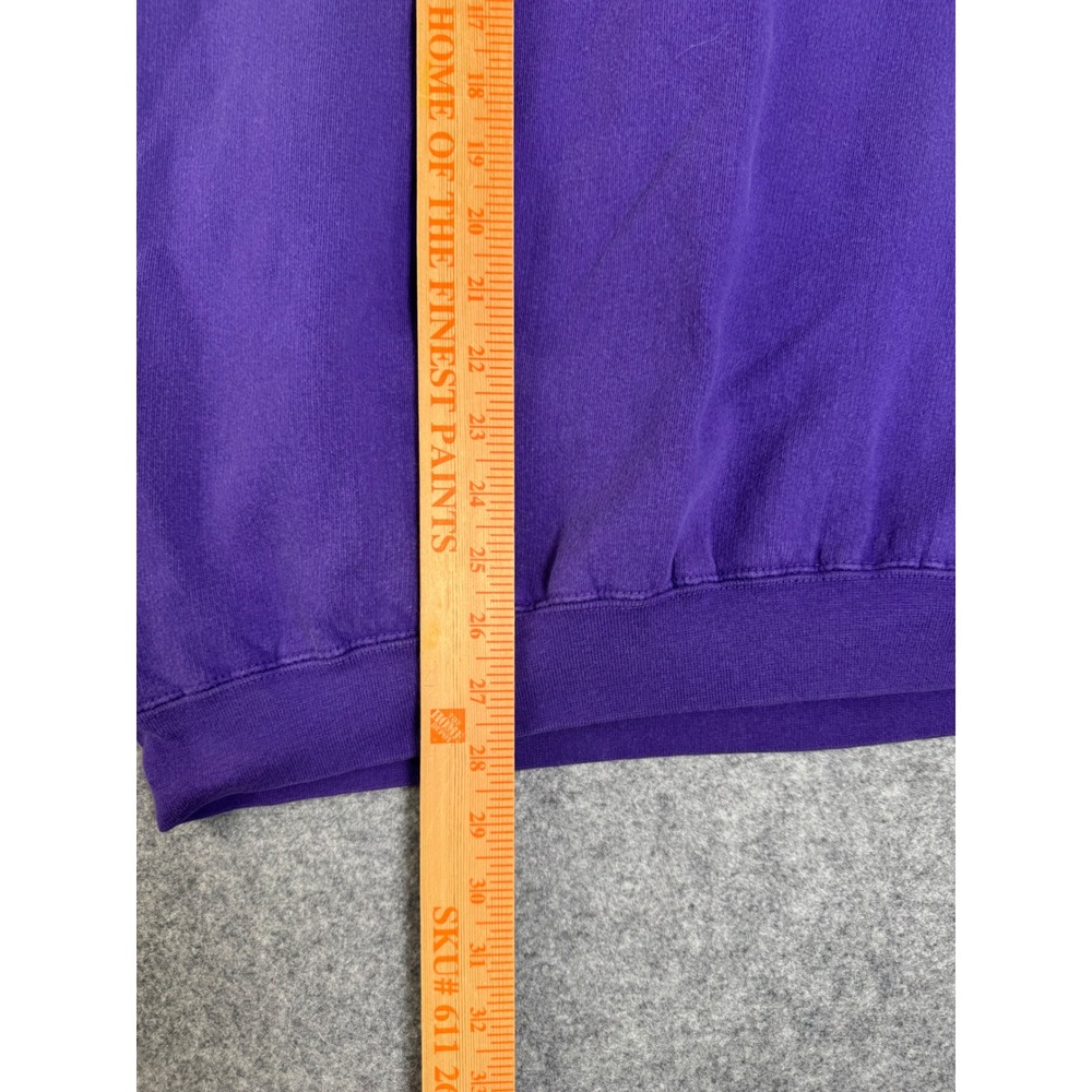 Vintage 90s Cadre LSU Tigers Sweatshirt Purple Embroidered XL 304 - Picture 5 of 6